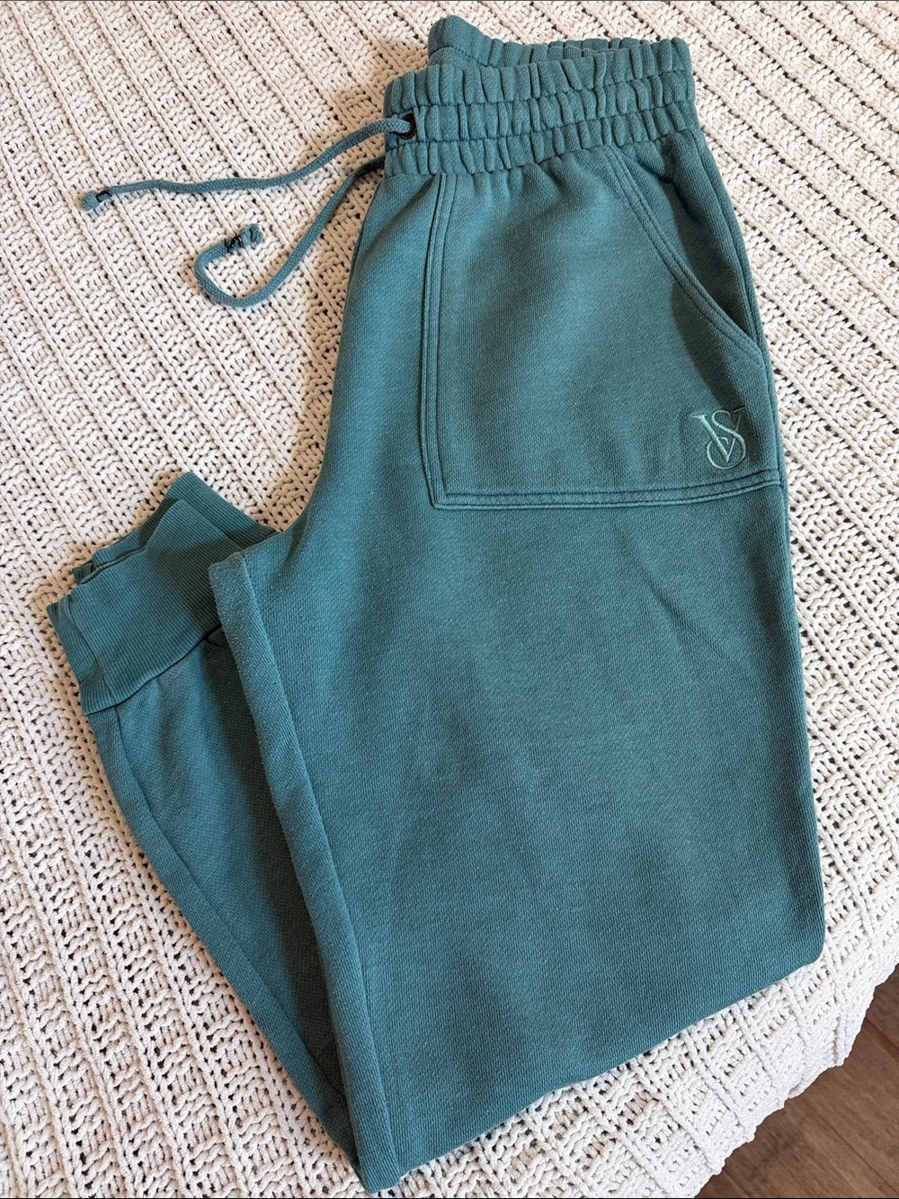 Women  Teal Green Jogger Bottoms - Brand
